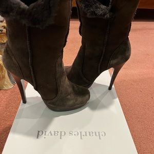 Charles David Suede/Sherpa boot